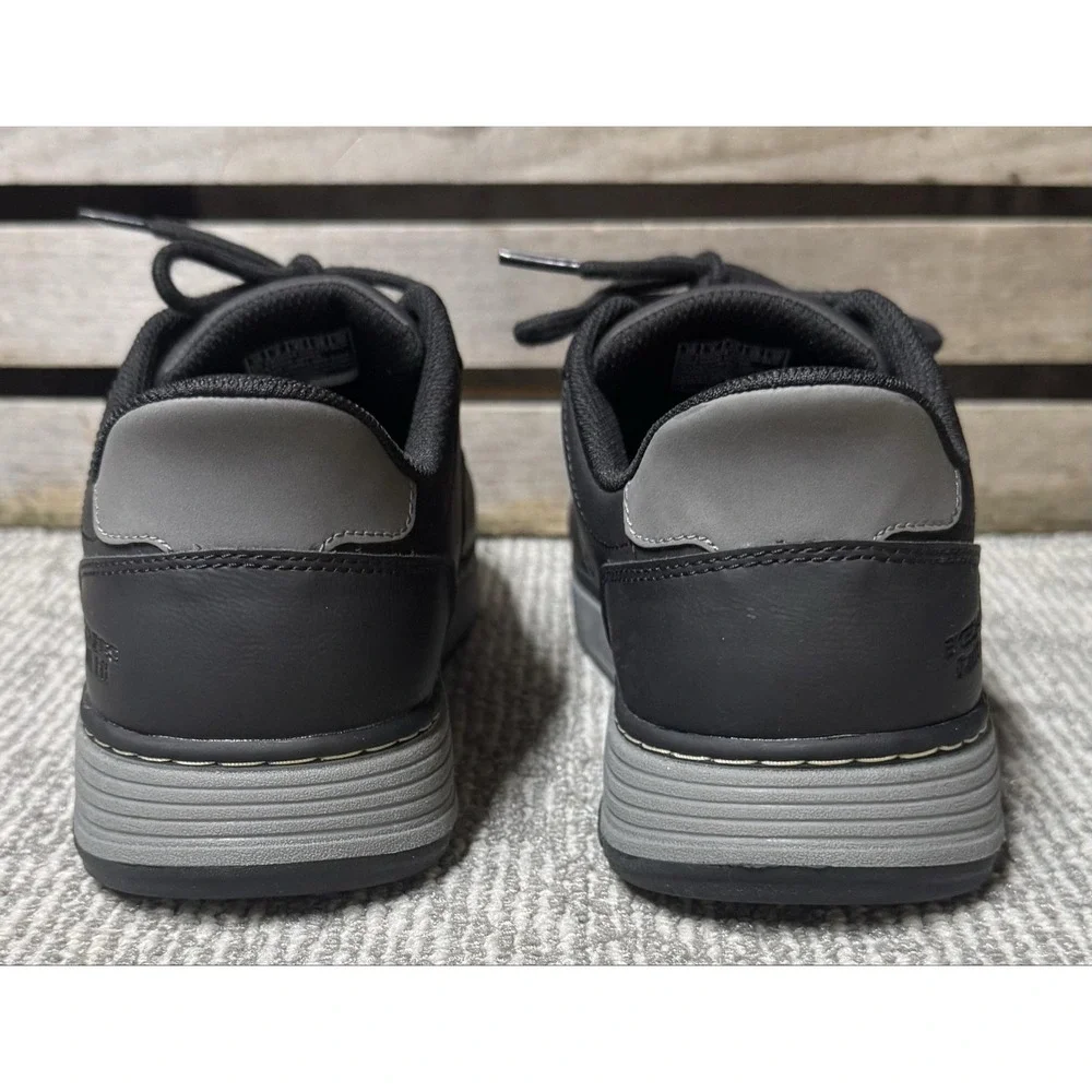 Skechers Swift Fit Shoes Mens Size 10 Black Hands Free Memory Foam Casual